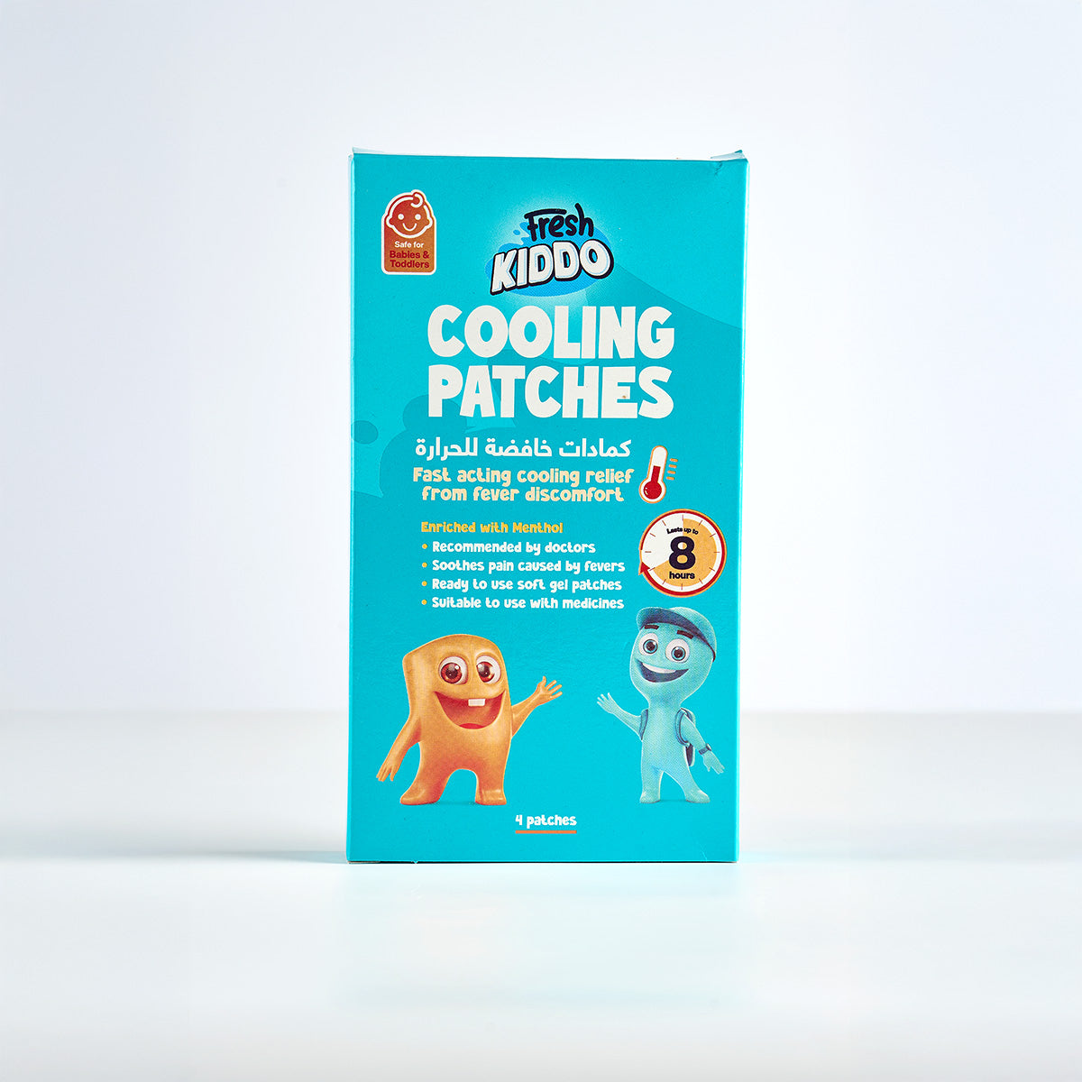 كمادات التبريد من فريش كيدو - 4 قطع