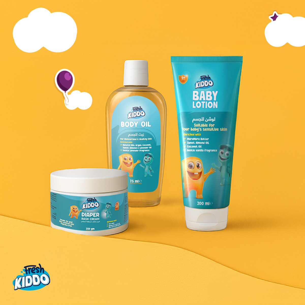 افضل منتجات العنايه للاطفال حديثي الولادة​