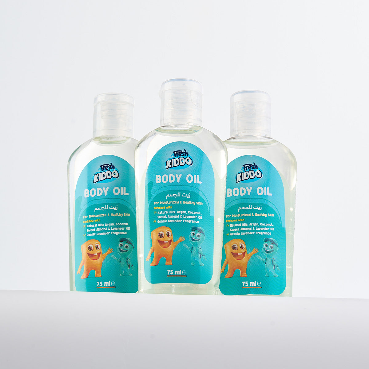 باندل التوفير من فريش كيدو 3 Baby oil 75 مل